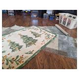 2 - 5ft. Runners - 1 2 x3 ft Wool Christmas Rug