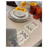 2 Porcelain Switch Covers 4 Plates