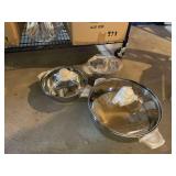 New In Box Stainless Steel 2.5 Qt and 7.5 Qt . and a 2 Qt. Pot