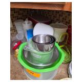 Lot of Tupperware and Plastic ware