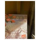 Toscany Victoria 2 Piece Relish and Dip Set with a Pedestal Cake Plate with Dome - NIB