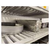 11 Stainless Steel Food Pans with 8 Cake Pans