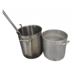Stainless Pots 12 & 14'