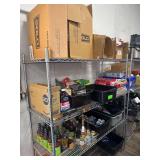 Contents of Rack - Solo Cups and Lids - Drink Mixers - Totes - Etc