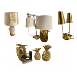 4 Table Lamps 22',12' 12' and a 21' Tall 3 Pieces of Table Decor
