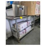 48' Stainless Table Contents not Included Must be Removed After 4 on Day