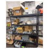 Contents of Shelf - Disposable Utensils - Plastic Contsiners - Insulated Bags - Etc