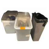Trash Bin 20' x 11' x 29' , and 2 Grain Containers Presently Hold Linen 16' c 29' x 30'