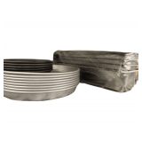 11 Stainless Steel Food Pans with 8 Cake Pans