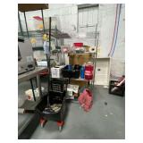 Wire Rack 36' x 14' x 54' with all Contents on it