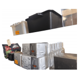 Contents of 2 Shelves - New in Box Glassware / Stemware - Drink Dispensers