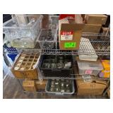 Contents of 3 Shelves - Glass Candle and Votive Holders