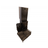 2 Steel File Cabinets Fellowes Paper Shredder Metal Paperwork Bins