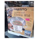 Stainless Steel Electric Wok