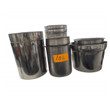 Various Sized Stainless Steel Containers