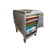 CresCor Stainless Steel Bakers Cart - with Drop Leaves