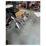 2 Electric Heating Lamps 28' Tall