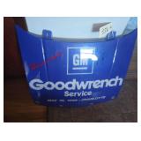 Plastic Decorative GM Goodwrench Hood Signed 29" W