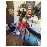 Wire Rack 23" x 10" x 64" ,Coca-Cola Preaphelaila 3 Trays 13" x 11" and 19" x 8.5"
