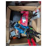 Assorted Lug Nuts, Multi-Tool Blades, Wire Strippers, Suction Cup, and  Miscellaneous Stuff