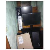 Contents of Closet - Monitors- Cables - Mounting Bracket - Mirror