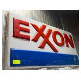 Exxon Sign - Approx. 5ft Wide