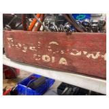Royal Crown Cola Pop Case with Assorted with Numerous Wrenches and Vise Grips