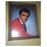 Elvis Framed Picture 21x16" & Other Wall Art