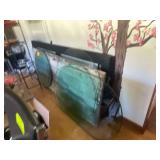 7 Various Sizes of Glass Table Top 29.5" (2) 27.5" x 45" ,,37". Storm Door 80" x 33"