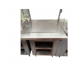 28in Serving Counter - with Tray Counter