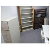 8' Bookshelf - 2 Cabinets