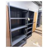 3 6ft steel shelves