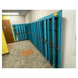 Bank of School Lockers 23' x 12' x 4.5'