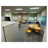 Contents of Room Containing Tables, desks, Chairs, Etc.