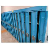 Approximately 32 Lockers