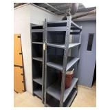 2 6ft steel shelves