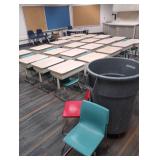 Contents of Room Containing Desk, Chairs, Tables, Etc.