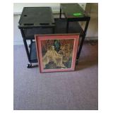 2 Plastic Carts, Painting