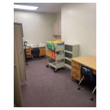 Contents of Room Containing Chairs, Desks, Cabinets, Etc. (TV NOT INCLUDED