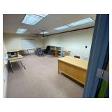Contents of Room Containing Desks, Chairs, Tables, Etc.