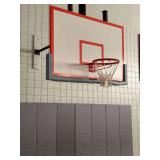 2 Indoor Ceiling-Suspended Basketball Backstop System Hoops