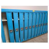 Approximately 18 Lockers