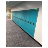 Steel Lockers 23’L. X5’H. Ll