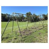 2 Metal Swing Sets - Buyer Will Need To Remove