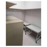 Contents of Room - 4' H File Cabinets - 4' Rolling Carts & 3/2' Rolling Carts