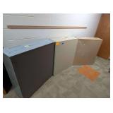 3 Metal Bookshelves