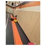 Various Wall Mars Around Gym Must Bring Proper Tools to Remove