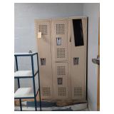 Vented Metal Locker Unit