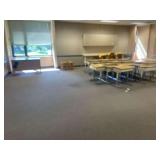 Contents of Room Containing Desks, Chairs, Cabinets, Etc.