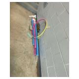 Lighted Hula Hoop, Pool Noodles, Flower Blocks